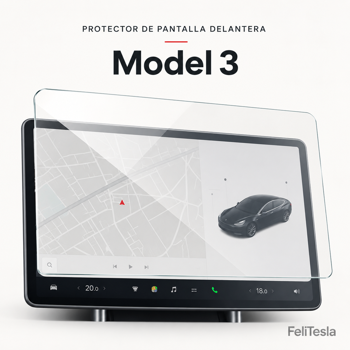 Protector de pantalla para Tesla Model 3 y Model Y
