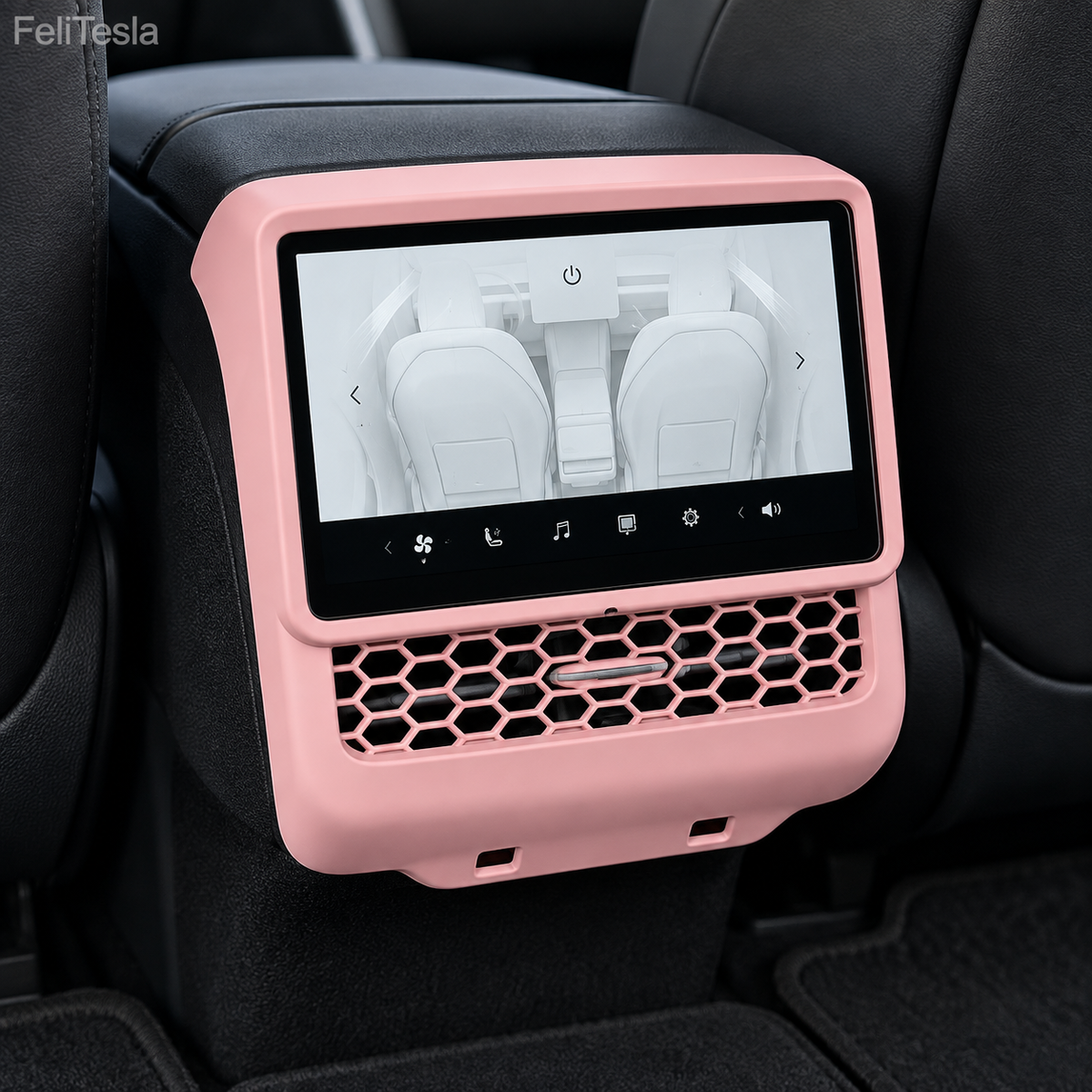 Marco protector para pantalla trasera Tesla Model 3 y Tesla Model Y