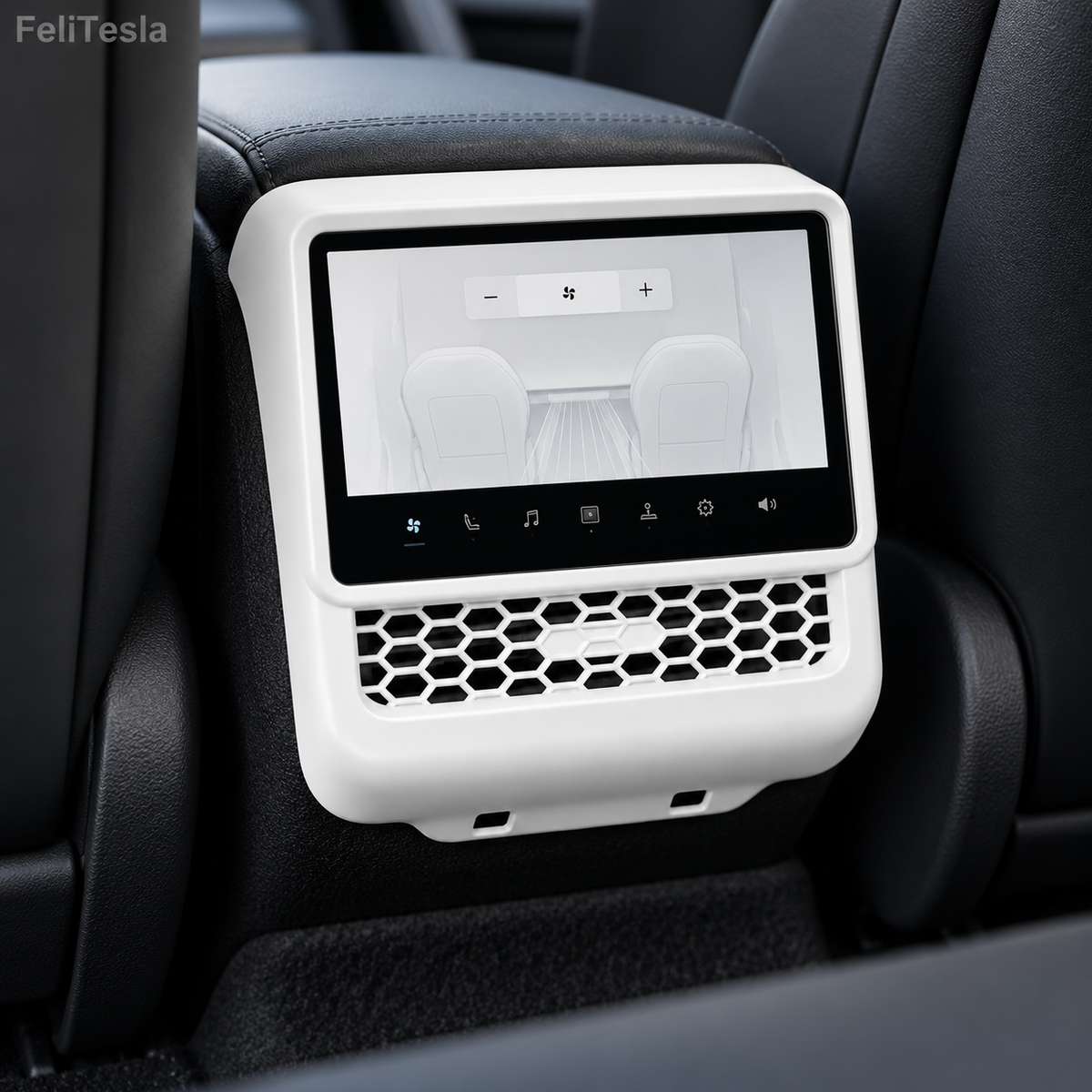 Marco protector para pantalla trasera Tesla Model 3 y Tesla Model Y