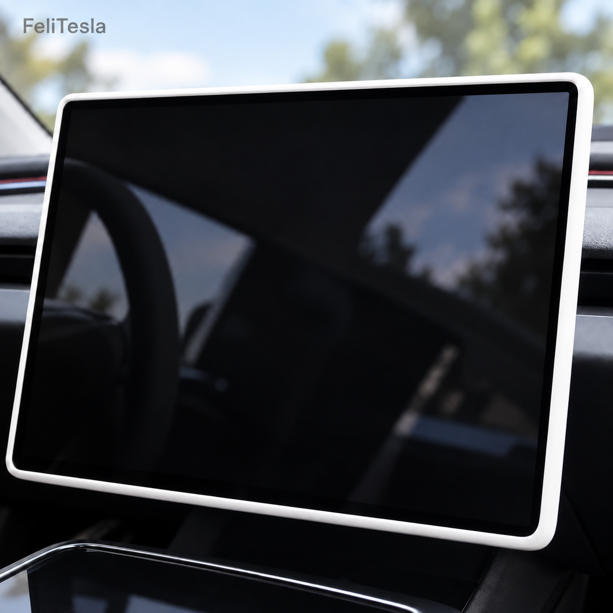 Marco protector para pantalla Tesla Model Y y Model 3 2026